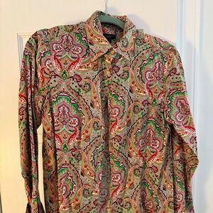 Talbots Paisley Blouse • SZ 12